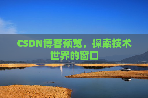 CSDN博客预览，探索技术世界的窗口